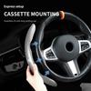 WET1 For Volkswagen VW Carbon Fiber Steering Wheel Trim Non Slip Durable Split Wheel Protector Passat Golf 4 5 6 Tiguan Polo Scirocco