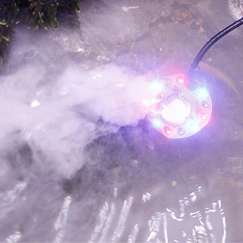 Mini Ultradźwiękowy Wytwornik Mgiełki LED Światło Dyni Wytwornica Mgiełki Fontanna Wodna Staw Maszyna do Wytwarzania Mgiełki Atomizer na Halloween Boże Narodzenie Dekoracja na Imprezę