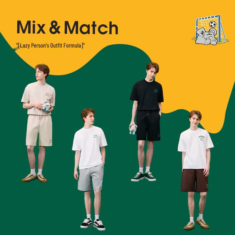 NVG·YOUNG Men's Casual Knit Shorts