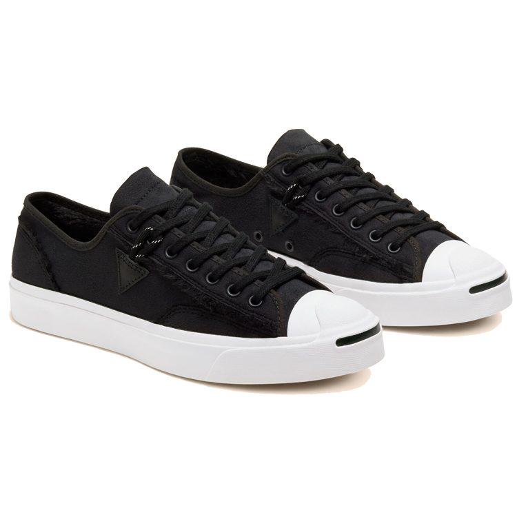 Converse Faux Fur Lined Leather Jack Purcell 166510C