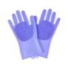 Pet Grooming Gloves Dogs Cats Bathing Clean Soft Silicone Hair Removal Hand Skin Protection Tool Easy