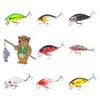 Lure Fishing Simulation False Baits 3d Eyes Hooks Floating Fishing Accessories