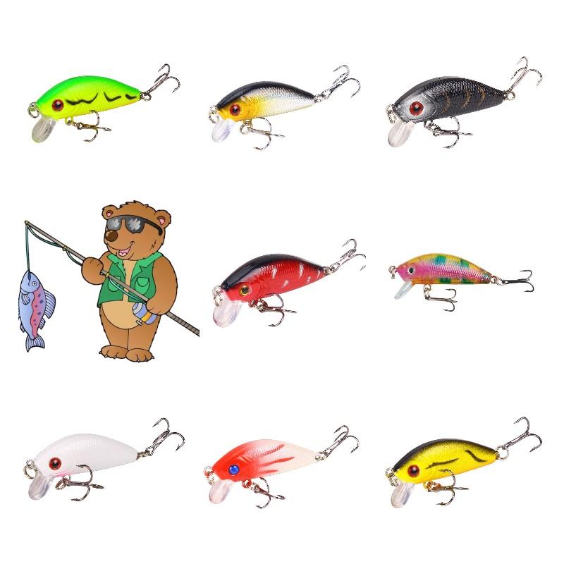 Lure Fishing Simulation False Baits 3d Eyes Hooks Floating Fishing Accessories