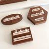 HeMu Polygonal ring earrings earring display stand jewelry storage plate counter jewelry ornaments props ring display plate