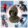 Fleece Hood Breathable Adjustable Drawstring Windproof Outdoor Supplies Warm Winter Hat For Cold Weather Cycling Outdoor Work