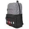 Jordan Air Logo Polyester Backpack Unisex Backpacks Gray Black 9A0408-GEH
