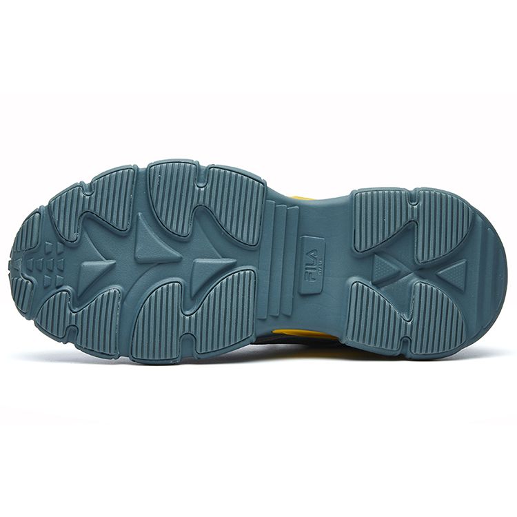 Fila Fashion Sneakers Low Top Lifestyle Casual Shoes Men Sneakers Gray Yellow F12M134144FVG