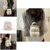 Rabbit Pattern Shoulder Bag With Soft Material And Inner Phone Pocket For Casual Outings