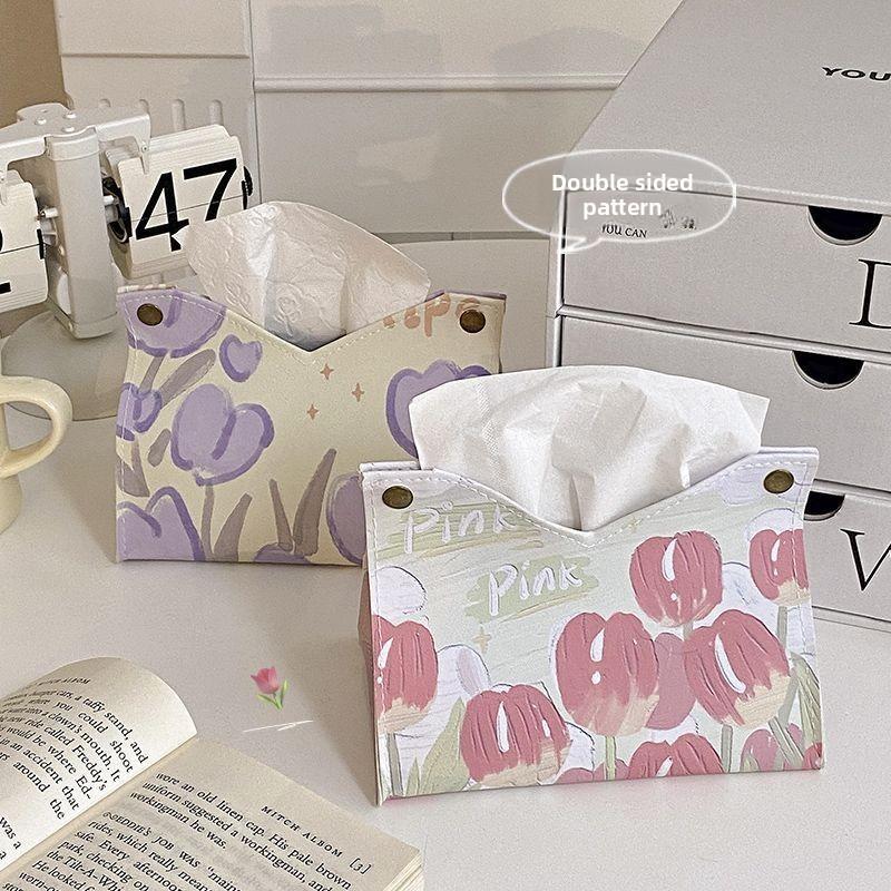 Modern Minimalist Tissue Box Holder With Elegant Design For Home And Car Storage