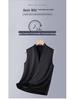 Black Spring/Summer Satin Lace Trim Vest – Slimming Women's Elegant Layered Top