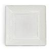 Wedgwood Official Wedding Gift Geo Platinum Square Wedding Gift for the Bride and Officially Imported Wrapping Tray, Pair, White, Tableware, Groom,