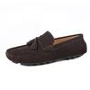 Hot-Selling Doudou Shoes Men'S Leather Comfortable Driving Shoes Single Shoes Casual Men'S Shoes One Piece