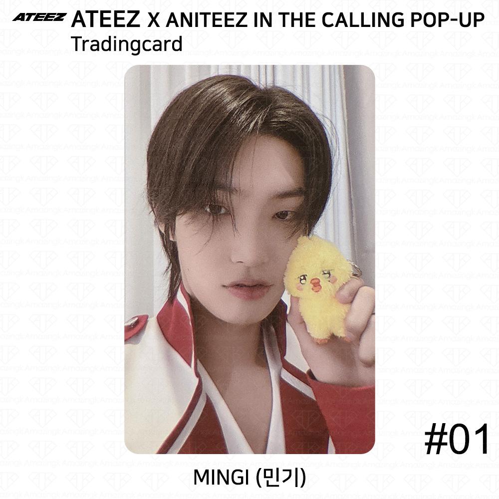 ATEEZ X ANITEEZ IN THE CALLING POP-UP Unitate Carte de Colecție MD KPOP K-POP Seonghwa