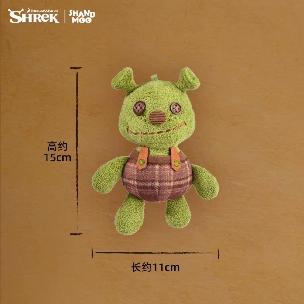 Echter Dreamworks Shrek Anhänger Hässlich Süß Weiche Stoffpuppe Taschenanhänger Hängende Dekoration Geschenk für Animationssammler Auf Lager