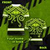 Polynesian Tribal Animal Pattern T Shirts For Men Summer Customized Name Tees Reflective Safety Workwear Short Sleeve Tops