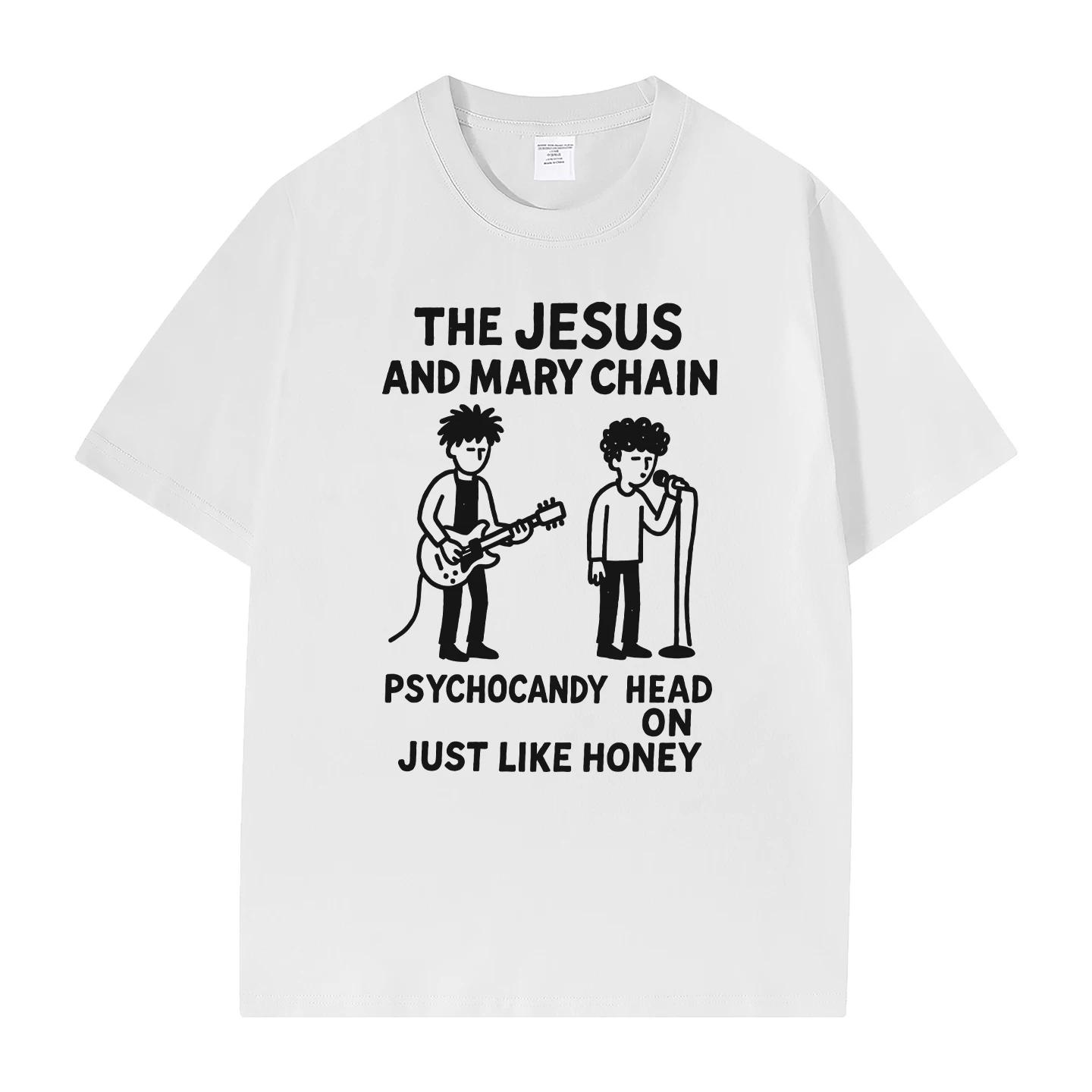 The Jesus And Mary Chain Graphic Tee, Casual Short Sleeve L