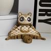 Cute Flying Squirrel Pendant Creative 3D Printed Simulation Toy  Model Display