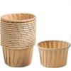 50 Peças Forminhas Para Cupcake e Muffin Molde Para Muffin Forminhas De Papel Para Cupcake Mini Forminhas Descartáveis Para Muffin Para Casamento Muffin Cupcake (Cor Primária)