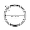10pcs Multifunctional Welded Round Rings Solid Seamless Multi-Purpose O Rings  For Dog Collars