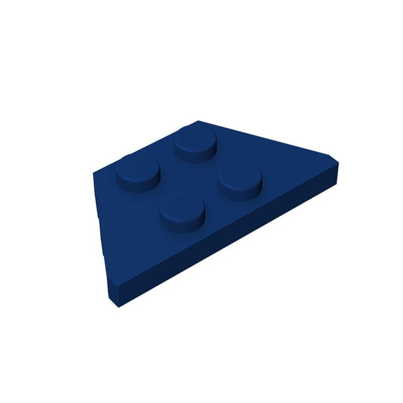 

10pcs 51739 Wedge Plate 2x 4MM Building Block Moc Accessories Compatible with Brick DIY Children Toy Assembly Parts 10pcs темно-синього кольору