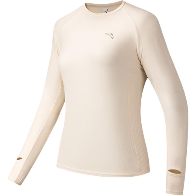 

Anta Беговая серия Простая футболка с круглым вырезом Повседневная с длинным рукавом Женские топы 962615401-6 2XL