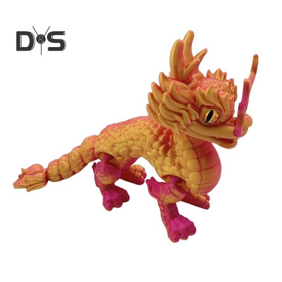 

3D-печатная фигурка дракона, реквизит для фотосъемки, реалистичная, яркая, цветная, мини-статуя дракона, игрушка-фиджет для взрослых и детей