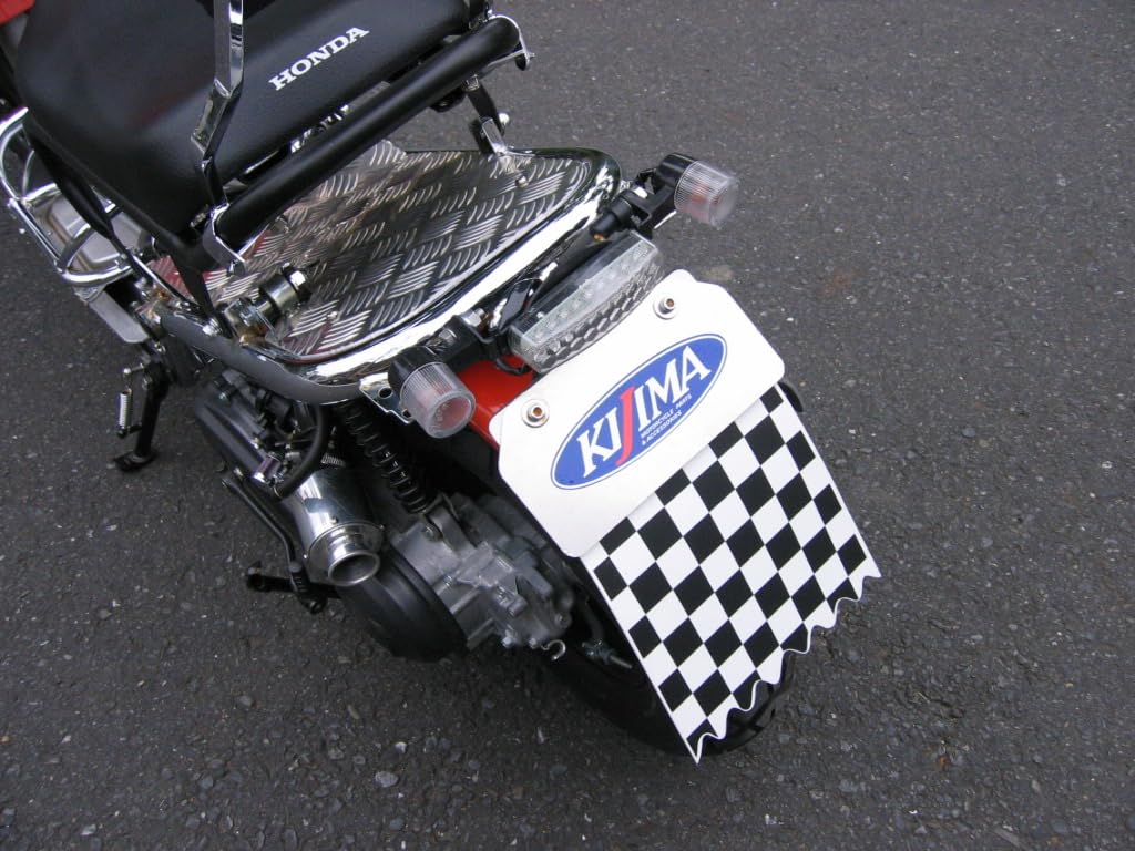 Kijima 206-9056 Części Motocyklowe Błotnik Klapka Szachownica Czarny 200x288