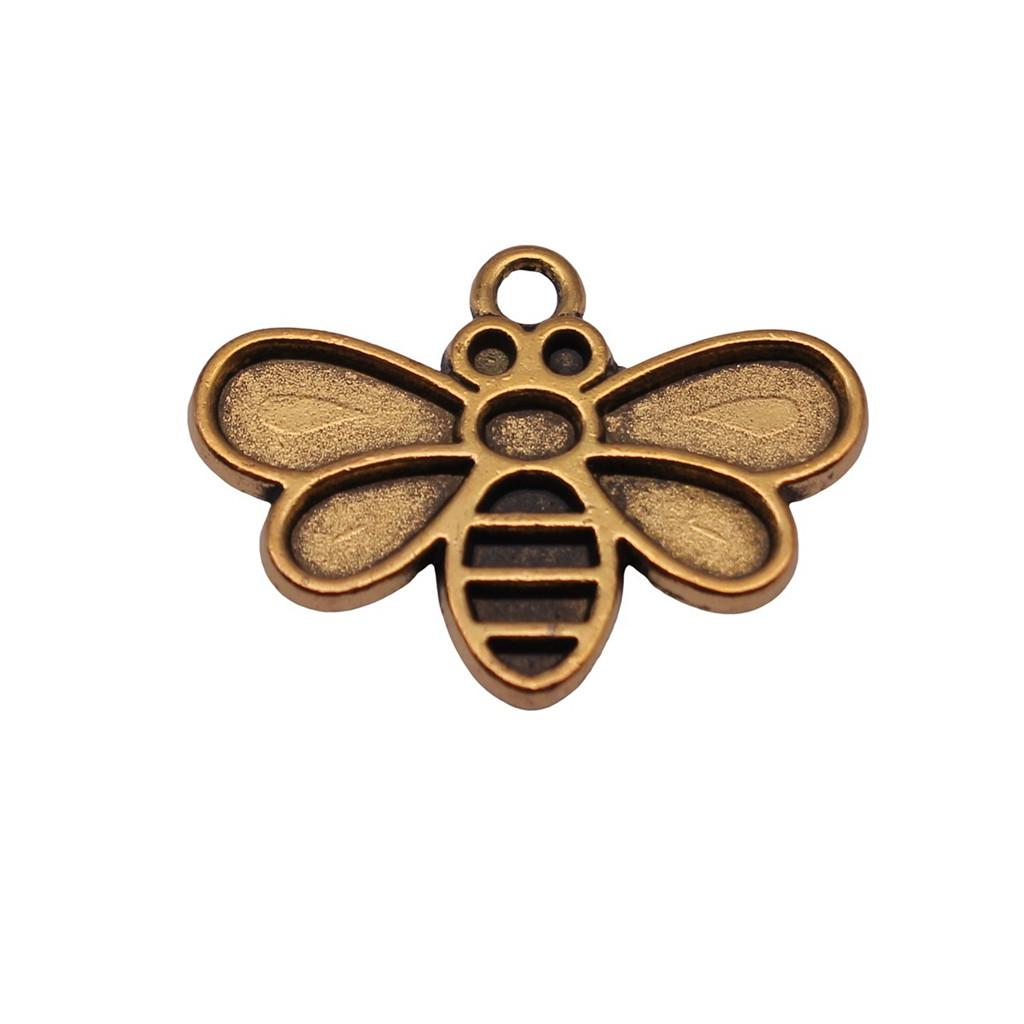 Large Pendants Bees Honeycomb Charms For Bee Themed DIY Jewelry Making