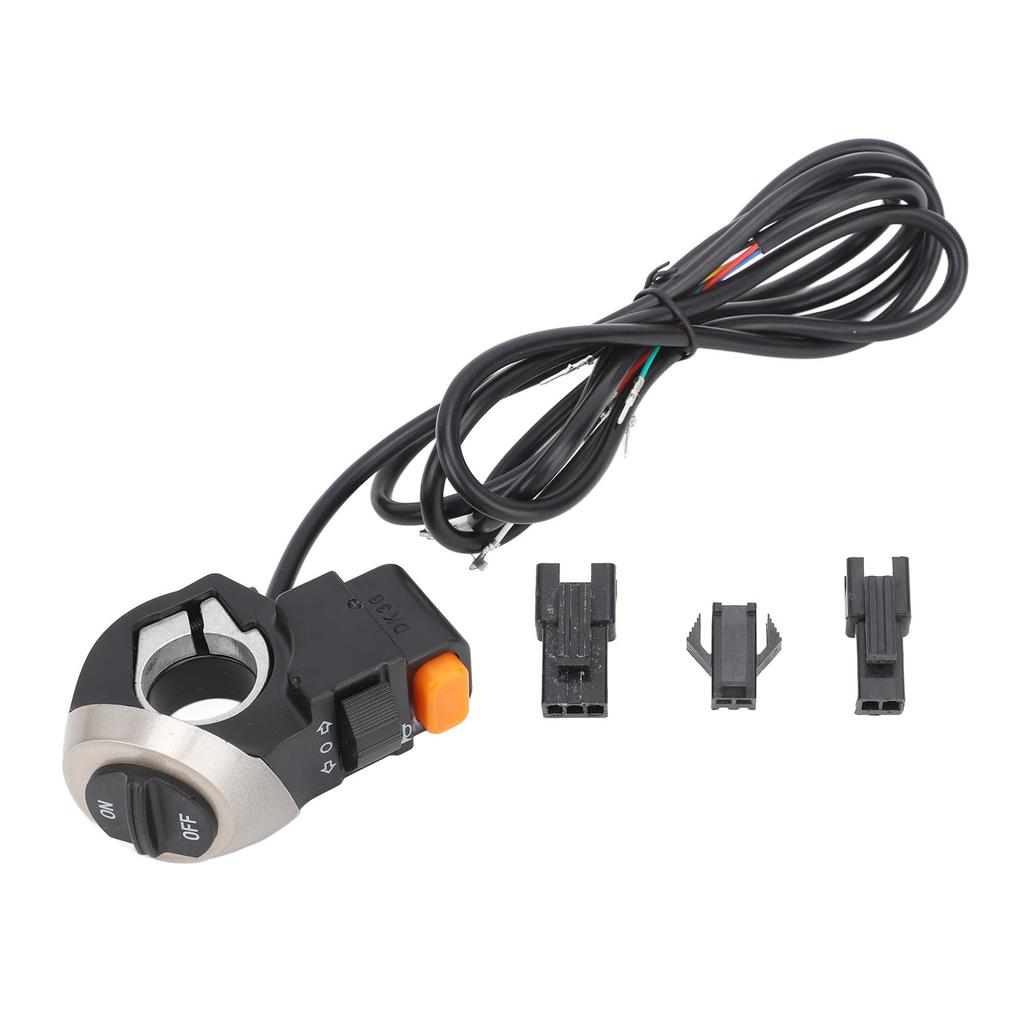Power Switch Assembly 1.5m Cord 22mm Applicable Tube Diameter Scooter Power Turn Horn Switch for KUGOO M4 10in Folding