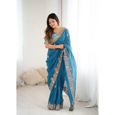 Branded Party Wear Saree Gift for Women