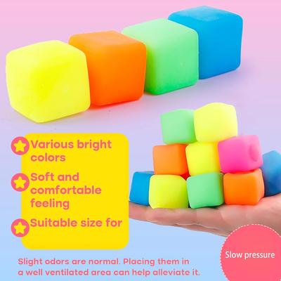 Restless Dough Pressure Ball, Crystal Mud, Soft Fidget Clay Toy That Soothes Anxiety, with Gentle Finger Pressure Random Colors