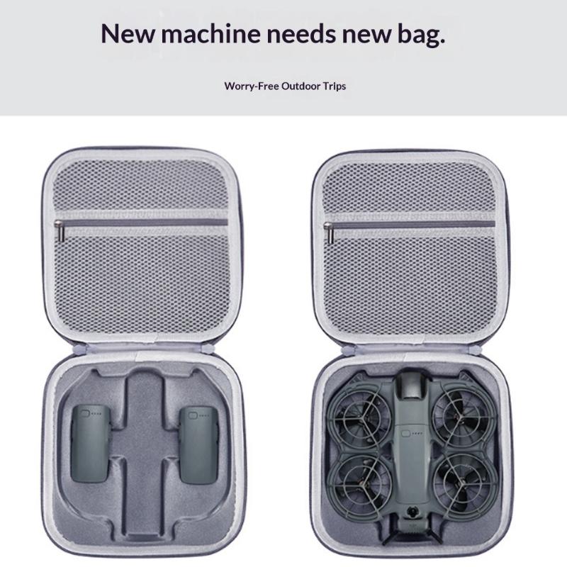 Compact Carrying Case for Neo2 Drones Equipment Storage Bag Shell with Abrasion Resistant Exterior and Shoulder Strap