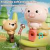Kids Cartoon Animal Whistle Toy with Lanyard Toddlers Boys Girls Educational Rabbit Pig Bear Whistle Sound Maker Musical Instrument Toy