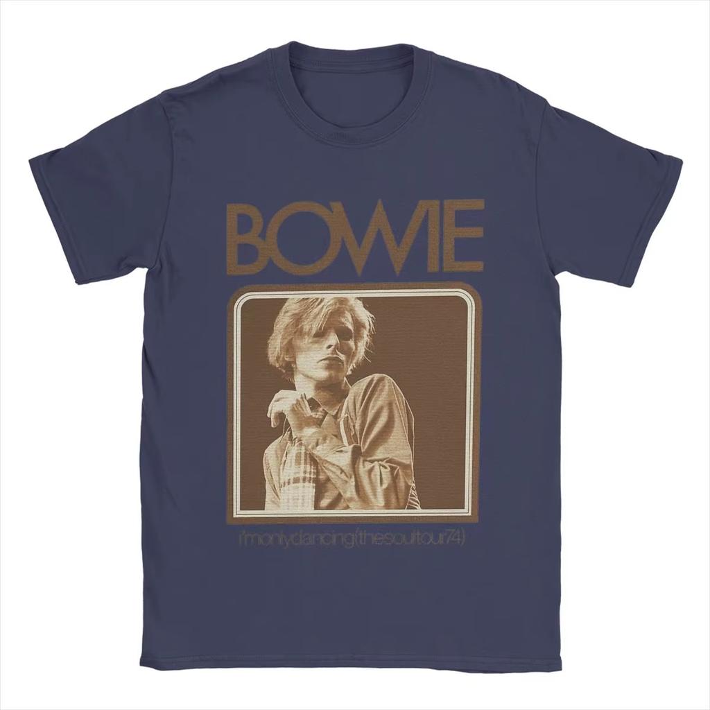 Davids Bowied Herren T-Shirt Neuheit T-Shirts Kurzarm Rundhals T-Shirts Reine Baumwolle 4XL Oberteile