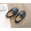 Korean Version of Casual Children's Bean Shoes Soft Soles Set Foot Baby Shoes Autumn New Boy Leather Shoes A Slip-on