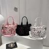 Simple Texture, New Tote Bag, Winter Women's Shoulder Messenger Bag, Fashionable and Casual Largecapacity Bag.