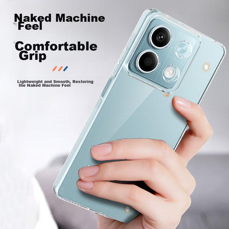 Phone Case Compatible with Xiaomi Redmi Note13 Pro, Protective Cover with Shockproof Silicone Upgraded Camera Lens Full Protection Frame And Wome