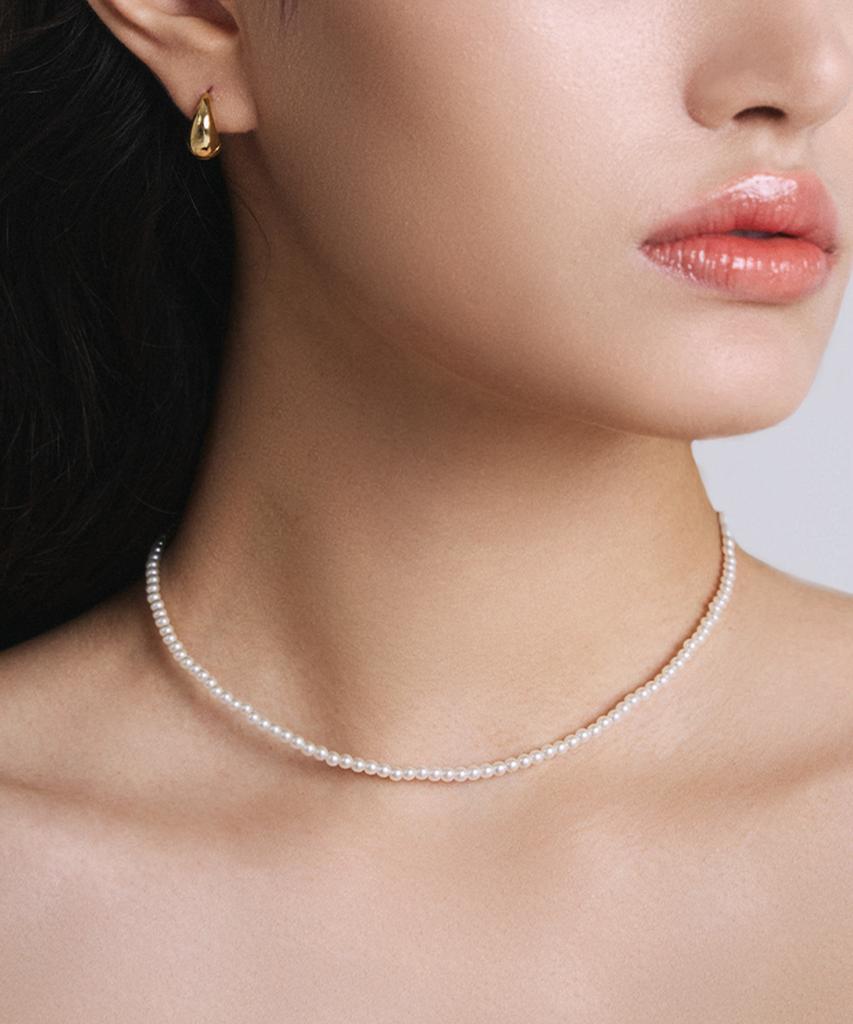 Tou Lu115 Basic Pearl Necklace