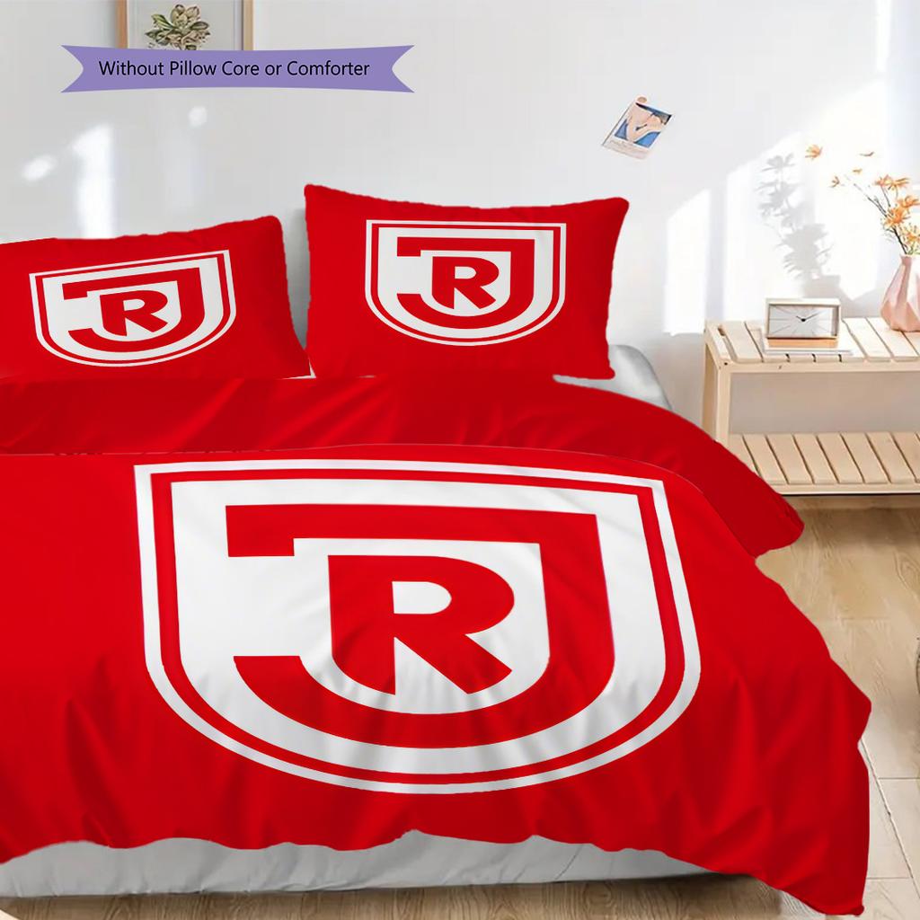 Set Copripiumino Trapuntato con Fantasia Jahn Regensburg Federa Decorazione per la Casa Regalo di Compleanno (1 * copripiumino + 2 * federa, senza nucleo)