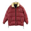 Bear reversible Down jacket S Ivory_Black/Red Logo embroidery Men's Used