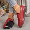 Women'S Fashion Single Shoes, Western Style, Synthetic Upper, Synthetic Inner, TPR Sole, Synthetic Insole, with Do Not Wash Care Instructions