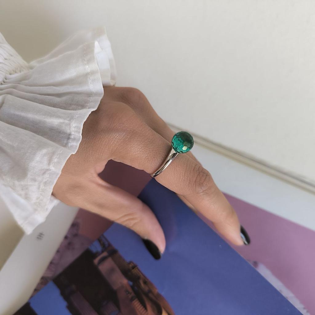 Silver Ring with Cubic Zirconia, Product Weight 3.74 G (60002221)