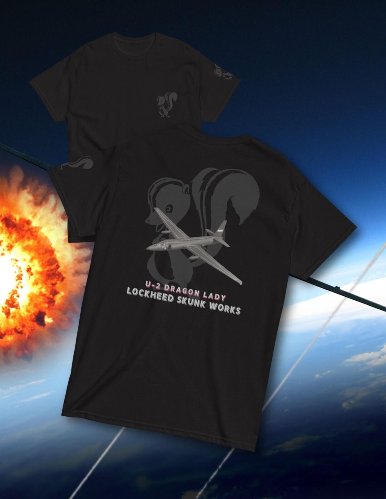 Ghosts of the Battlefield Lockheed U2 Dragon Lady Spy Plane T-shirt S