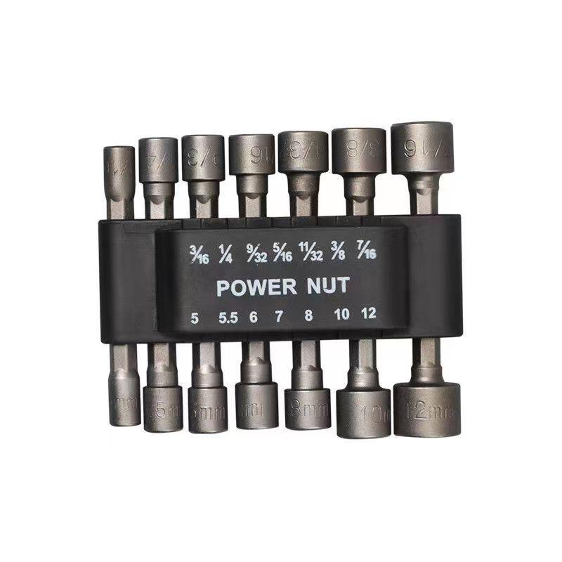 Enhanced Magnetic Hex Bit Set for Electric and Air Wrenches