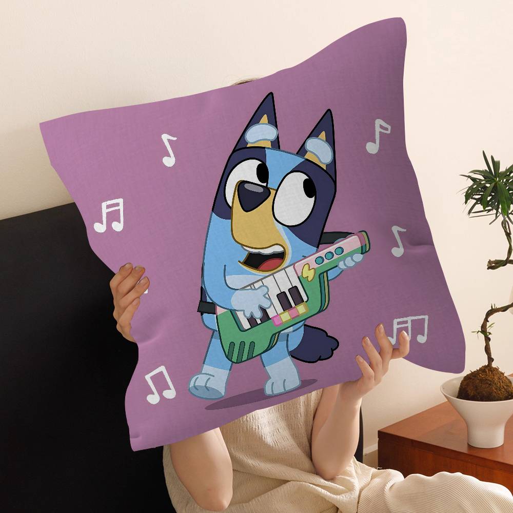 Süß-B-B-Blueys-S Cartoon Kissen Kissenbezug Kissenhülle Wohnzimmer Sofa Heimdekoration Personalisiert