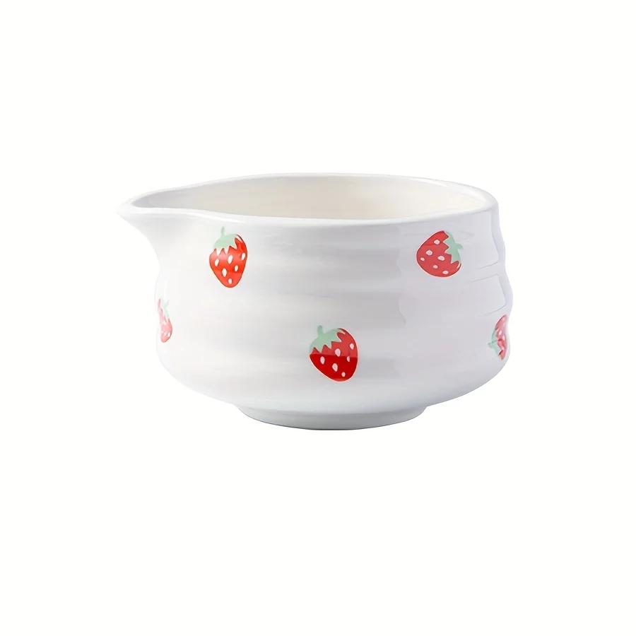 1/3/4/5 шт. симпатичная чаша для матча в виде клубничного рта и набор венчиков для матча, набор японских инструментов для свежего матча и чаша для матча