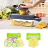 Vegetable Vegetable Food Vegetable Onion Chopper with Vegetable Cabbage Radish Slicer Set Chopper, 13-in-1 Cutter, Chopper, Chopper, Container,
