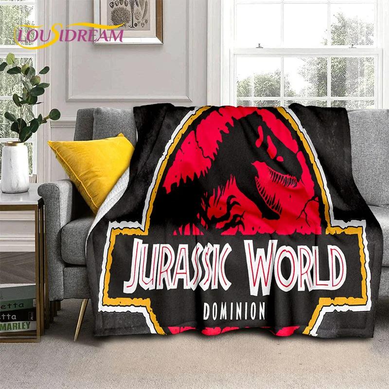 3D Cartoon Jurassic Park Dinosaur Dino Soft Flannel Blanket for Beds Bedroom Sofa Picnic,Throw Blanket for Outdoors Leisure Gift