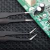 Stainless Steel Antistatic Tweezers Precision Tweezers Set Repair Tools for Electronic Repair Welding Process Tools 6pcs/set