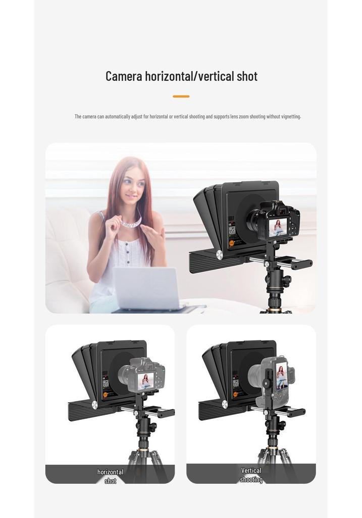 Langshi Ge TC7 Second Gen Mobile Teleprompter for Phones & Tablets